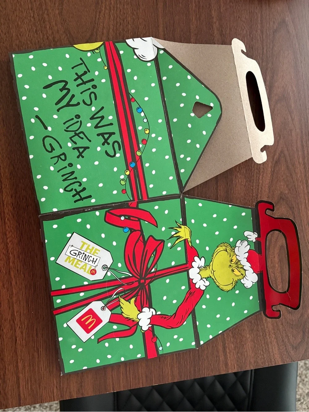 McDonald's Grinch Adult Meal Holiday Box